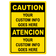 Bilingual ANSI Z535 & OSHA Headers