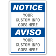 Bilingual ANSI Z535 & OSHA Headers