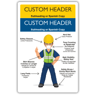 Custom Jobsite Dress Code Signs