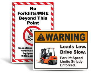 Custom Forklift Signs