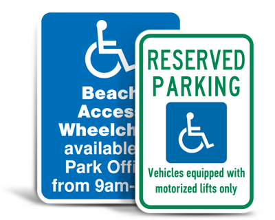 Custom Handicap Parking Signs