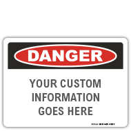 Custom OSHA Sign