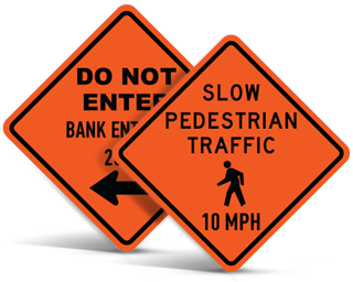 Custom Road Work Signs