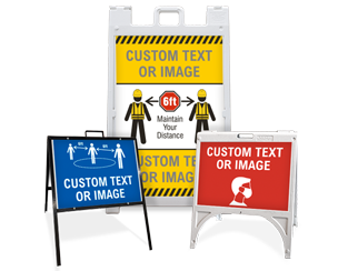 Custom Social Distancing Signs