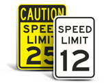 Custom Speed Limit Signs