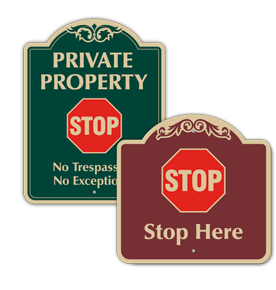 Decorative Stop Signs