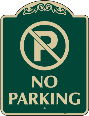 No Parking Sign