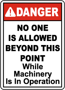 No One Is Allowed Beyond This Sign