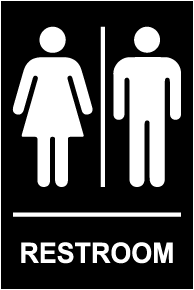 Unisex Restroom Sign