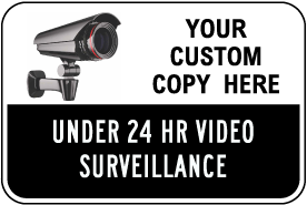 Custom Security Sign