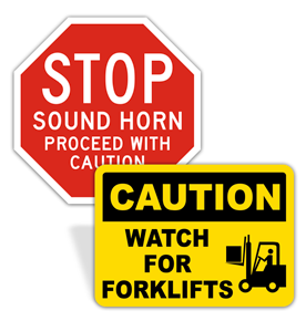 Forklift Safety Signs