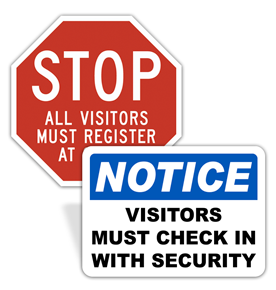 Visitor Signs