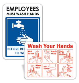 Wash Your Hands Signs