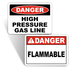 Flammable Warning Signs
