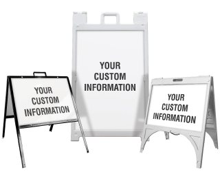 Sandwich Boards / A-Frame Sidewalk Signs