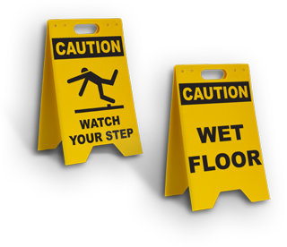 Folding Floor Signs