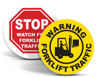 Forklift Floor Signs