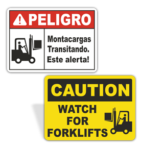 Forklift Safety Signs