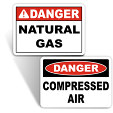 Gas Identification Signs