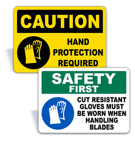 Hand Protection Signs