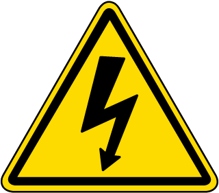 Electrical Shock / Electrocution Label