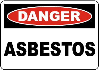 Danger Asbestos Sign