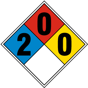 NFPA Diamond 2-0-0