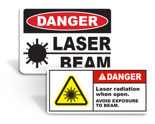 Laser Safety Signs