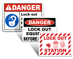 Lockout Tagout Signs