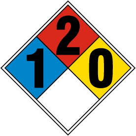NFPA Diamond 1-2-0