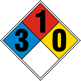 NFPA Diamond 3-1-0