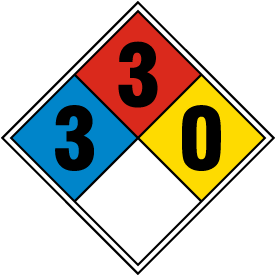 NFPA Diamond 3-3-0