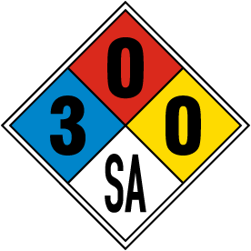 NFPA Diamond 3-0-0-SA