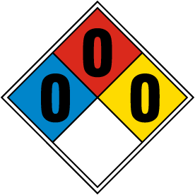 NFPA Diamond 0-0-0