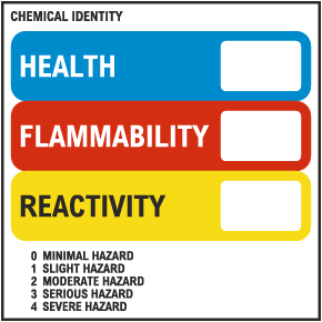 Standard Hazcom Label