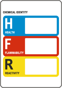 Hazcom Chemical Identity Label