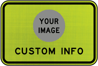 Custom Pedestrian Crossing Sign