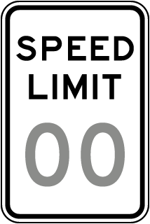 Custom Speed Limit Signs