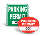 Parking Permit Stickers