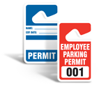 Parking Permit Tags