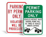 Permit Parking Signs