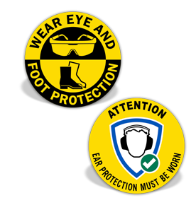 PPE Floor Signs