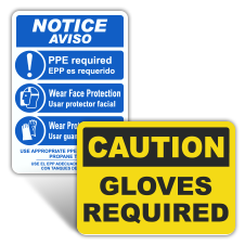 Personal Protection Signs