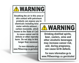 Prop 65 Signs