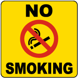 No Smoking Label