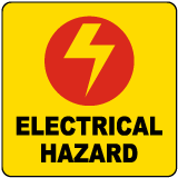 Electrical Hazard Label