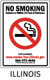 Illinois No Smoking Sign
