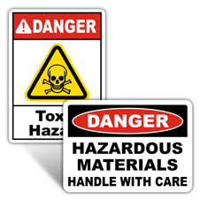 Danger Chemical Hazard Signs