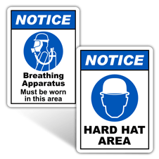 Notice Personal Protection Signs