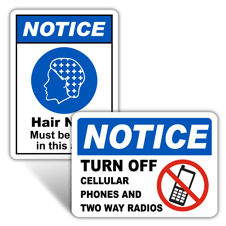 Notice Workplace Signs